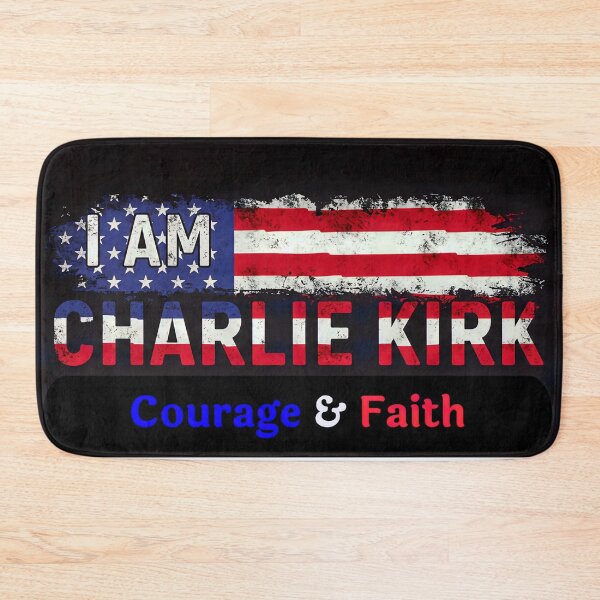 Item preview, I AM CHARLIE KIRK: Courage & Faith designed and sold by PatriotPrint.