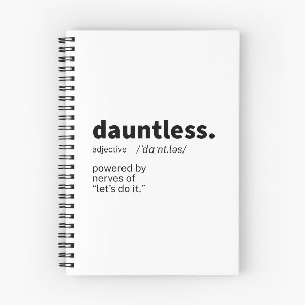 Item preview, Dauntless Definition Inspirational designed and sold by IronWords.