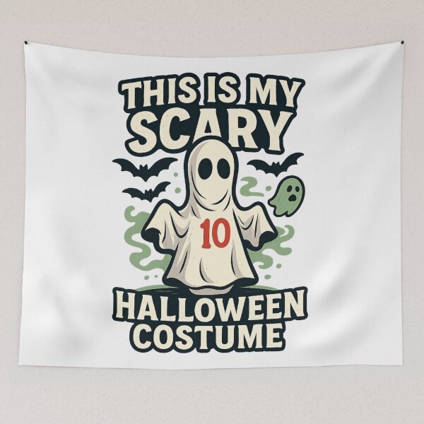 Item preview, This Is My Scary Halloween Costume – Funny Ghost Bowling Pin Shirt designed and sold by DailyDrivesct.