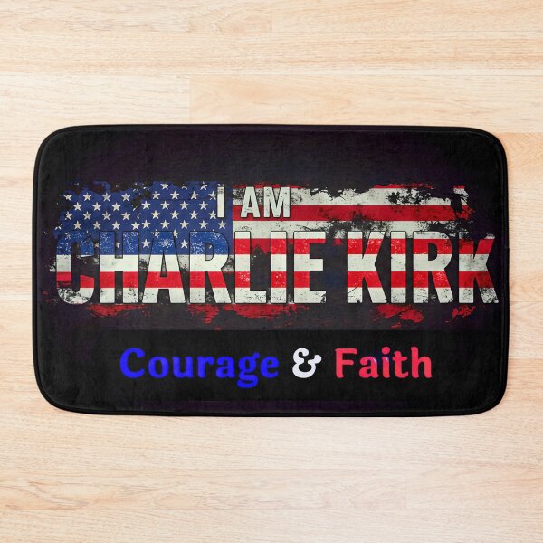 Item preview, I AM CHARLIE KIRK: Courage & Faith' Design (Sleek Design) designed and sold by PatriotPrint.