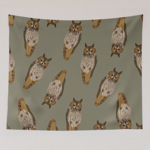 Item preview, Long Eared Owl designed and sold by BDBirds.