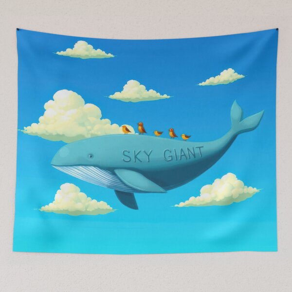 Item preview, Gentle Giant Sky Whale designed and sold by CTM ArtStudio.