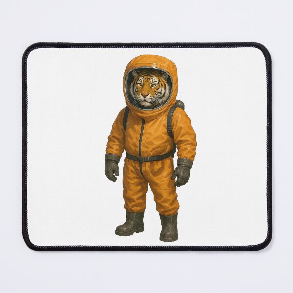 Item preview, Tiger in a Hazmat Level A Suit designed and sold by nikkolaus.