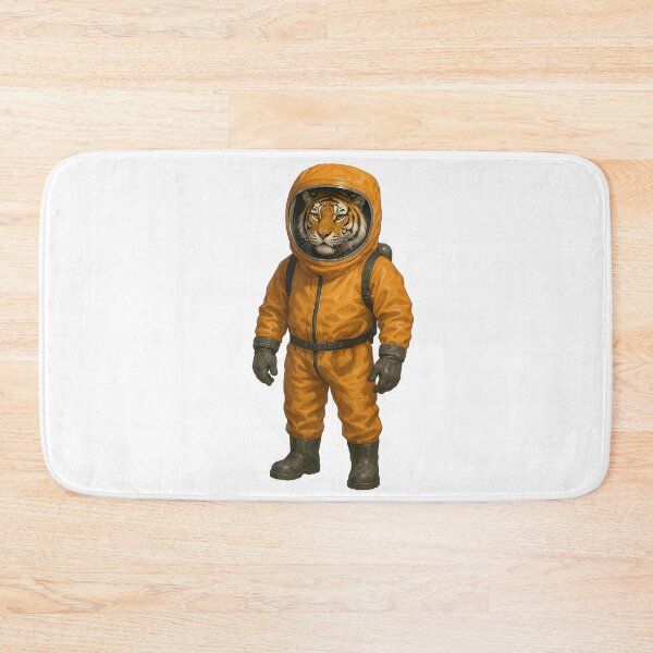 Item preview, Tiger in a Hazmat Level A Suit designed and sold by nikkolaus.