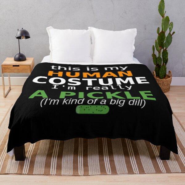 Item preview, This Is My Human Costume I’m Really a Pickle Funny Halloween T-Shirt designed and sold by DailyDrivesct.