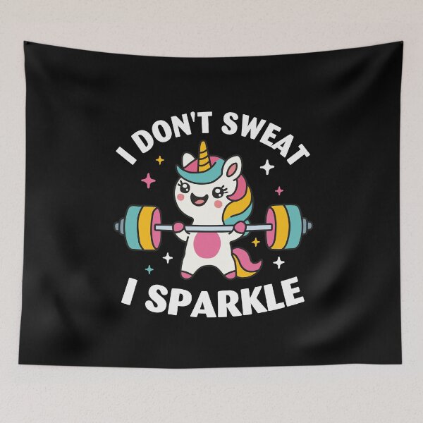 Item preview, I Don't Sweat, I Sparkle designed and sold by NQArtist.