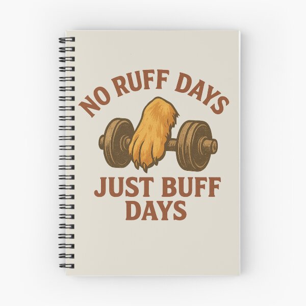 Item preview, No Ruff Days — Just Buff Days | Funny Dog Gym Retro T-Shirt designed and sold by AdelStore.