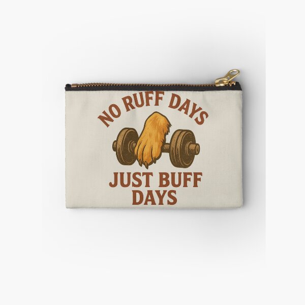 Item preview, No Ruff Days — Just Buff Days | Funny Dog Gym Retro T-Shirt designed and sold by AdelStore.