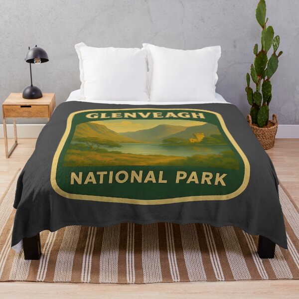 Item preview, Vintage Ireland Landscape Art Print: Glenveagh designed and sold by PinUpPizzazz.