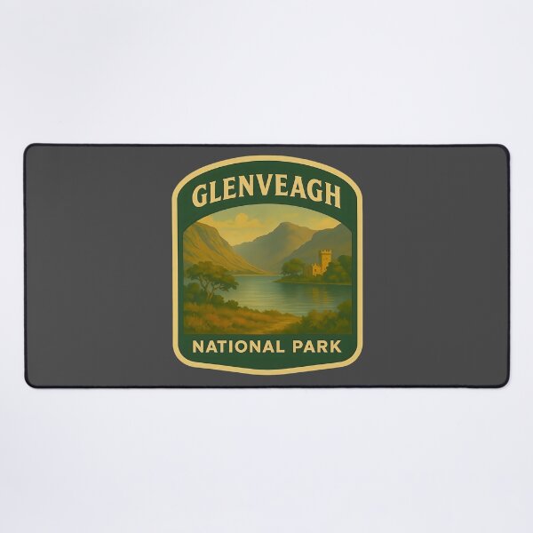Item preview, Vintage Ireland Landscape Art Print: Glenveagh designed and sold by PinUpPizzazz.