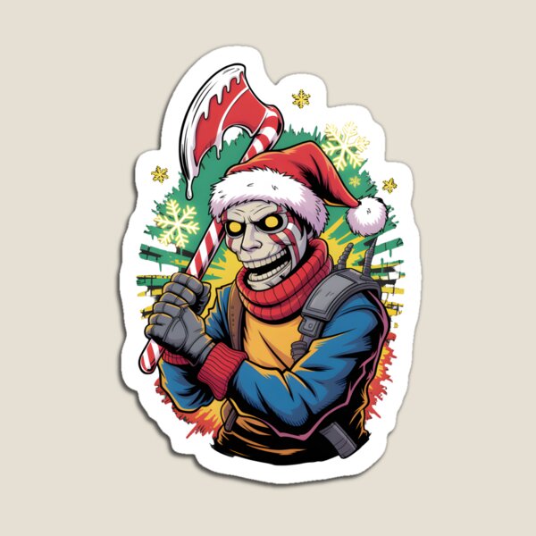 Item preview, Christmas Santa Candy Cane Slayer designed and sold by Mellow Vibes.