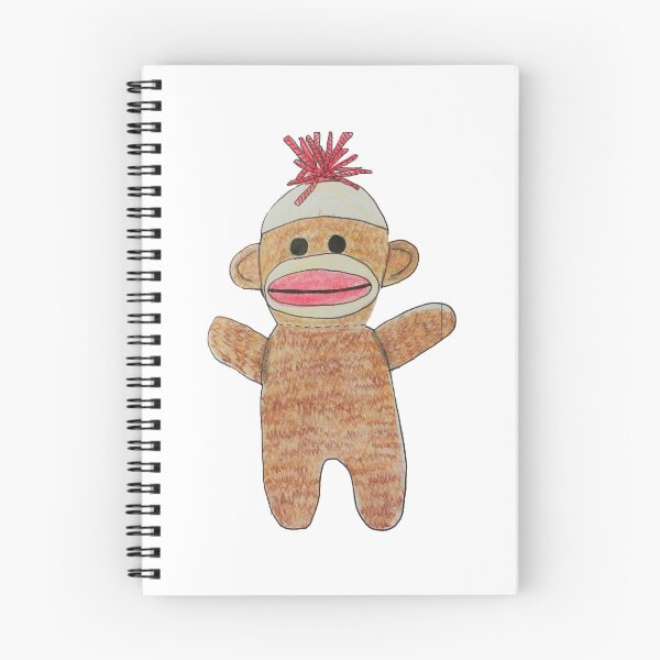 Item preview, Hand Drawn Sock Monkey designed and sold by Lena Draws.