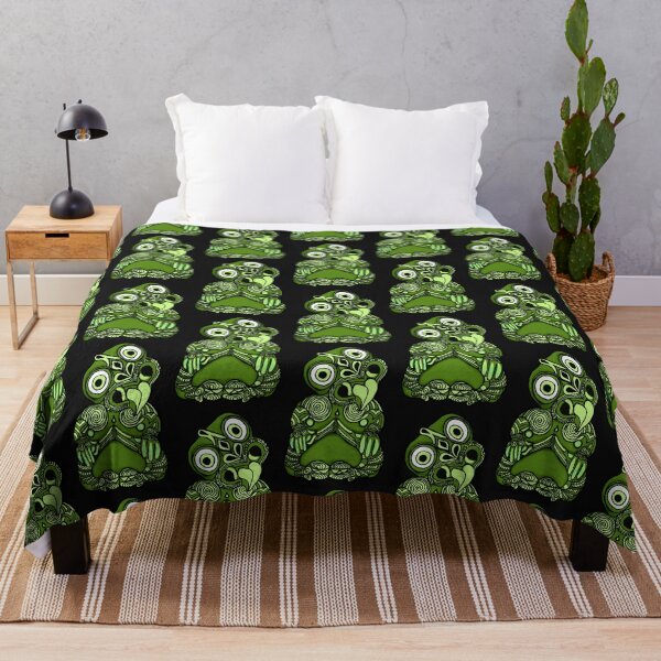 Item preview, Maori Tiki in Jade Green designed and sold by EurekaRoad.