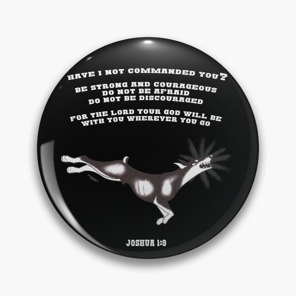 Item preview, Joshua 1:9 designed and sold by Sanguis Agni.
