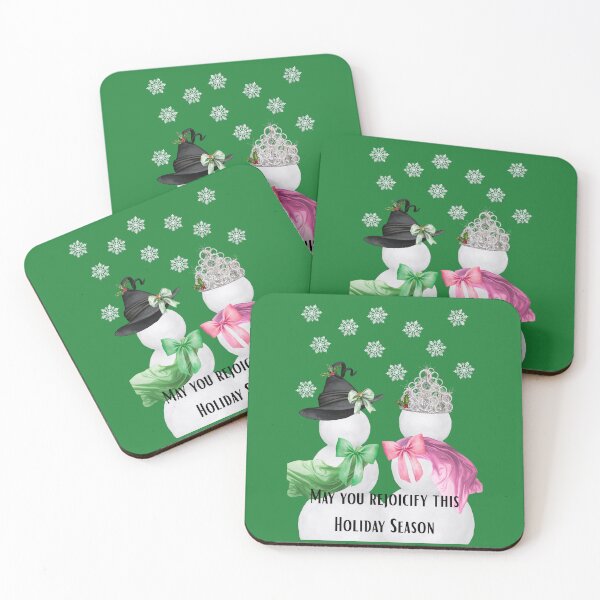 Item preview, Wicked Elphaba Glinda Christmas Holiday Snow Witch REJOICIFY designed and sold by YBRDesigns.