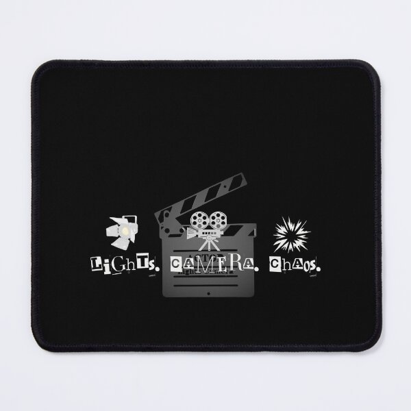 Item preview, Lights, Camera, Chaos – White Movie Icon Design designed and sold by ShadeScapeArt.