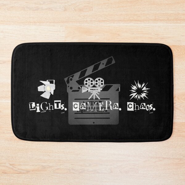 Item preview, Lights, Camera, Chaos – White Movie Icon Design designed and sold by ShadeScapeArt.