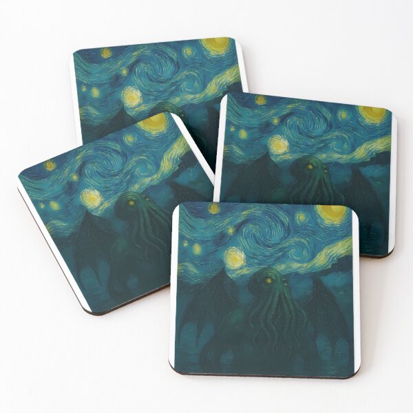 Item preview, Eldritch Monster Beneath the Starry Night Sky designed and sold by designsbyhw.
