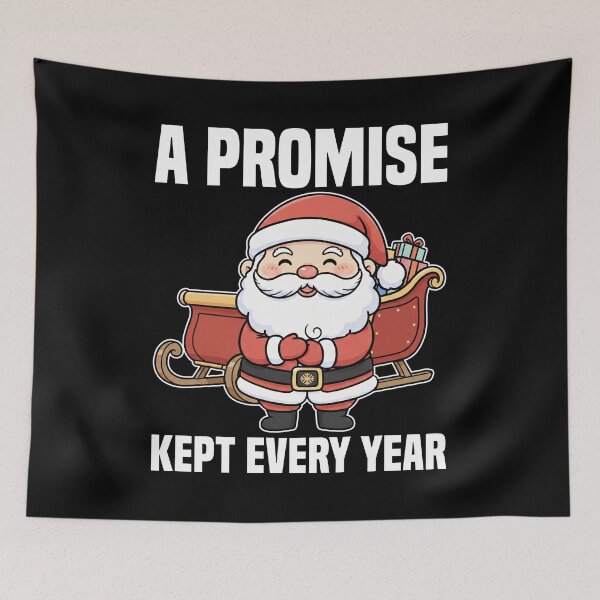 Item preview, A PROMISE KEPT EVERY YEAR - CHRISTMAS SANTA CLAUS designed and sold by KEF Custom.