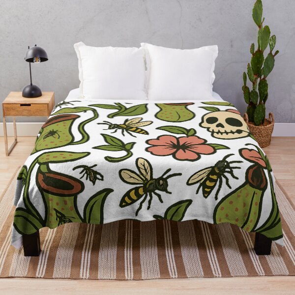 Item preview, Spooky Tropics: Carnivorous Pitcher Plant Paradise designed and sold by designsbyhw.