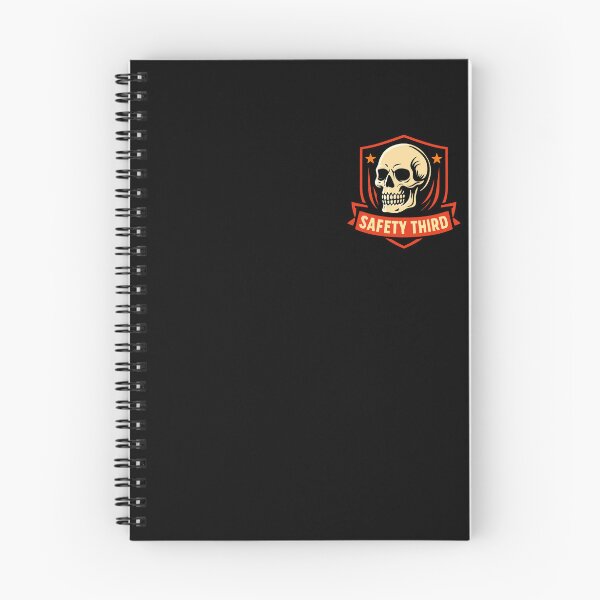Item preview, Safety Third Badge Skull Funny Sarcastic Safety Third Gear designed and sold by DynamicDesign.