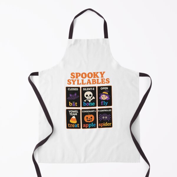 Item preview, Spooky Syllables – Halloween Phonics Learning Shirt for Kids & Teachers designed and sold by DailyDrivesct.