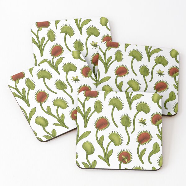 Item preview, Flytrap Chic – Hawaiian-Style Venus Flytrap Pattern designed and sold by designsbyhw.