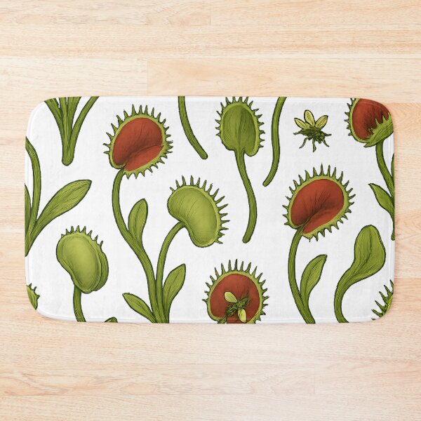 Item preview, Flytrap Chic – Hawaiian-Style Venus Flytrap Pattern designed and sold by designsbyhw.