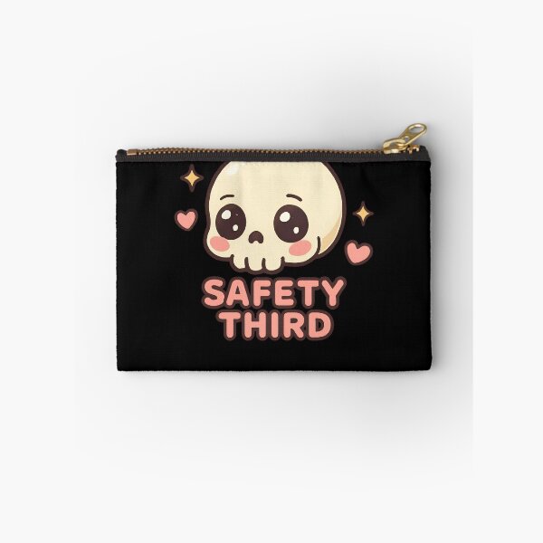 Item preview, Safety Third Skull Funny Sarcastic Safety Third Gear designed and sold by DynamicDesign.