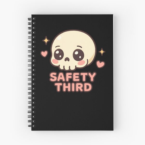 Item preview, Safety Third Skull Funny Sarcastic Safety Third Gear designed and sold by DynamicDesign.
