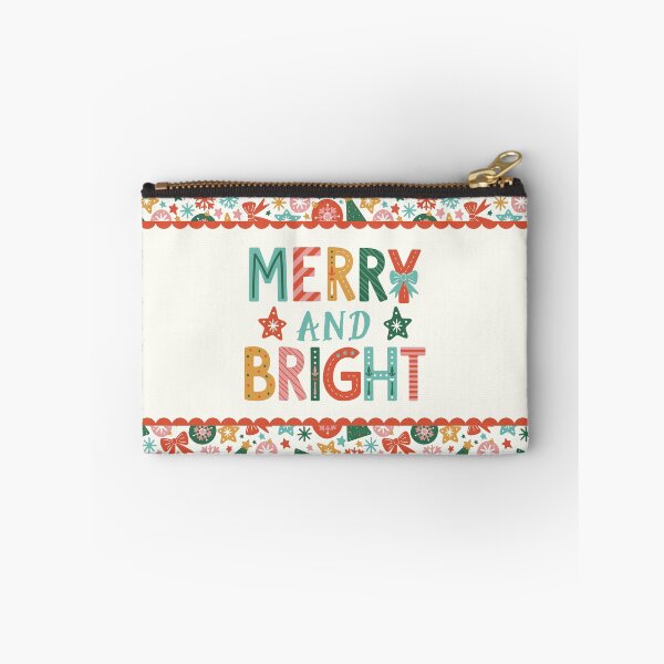 Aperçu de l'œuvre Joyeux et lumineux - Lettrage ludique et festif créée et vendue par HotFluff.