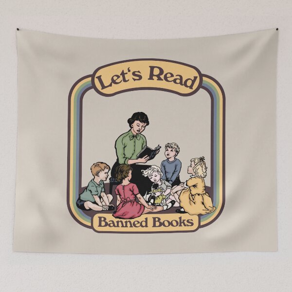 Item preview, Let's Read Banned Books designed and sold by Unhinged Heather.