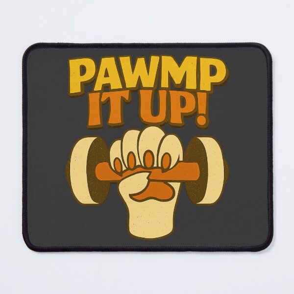 Item preview, Pawmp It Up! — Funny Retro Dog Gym Shirt for Fitness Lovers designed and sold by AdelStore.