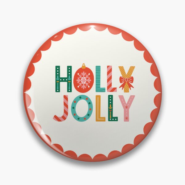 Artikelvorschau, Holly Jolly – Verspielter, festlicher Schriftzug entworfen und verkauft von HotFluff.