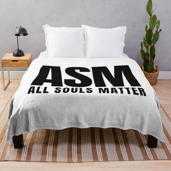 Item preview, ASM All Souls Matter Black Letters designed and sold by GFamilyC.