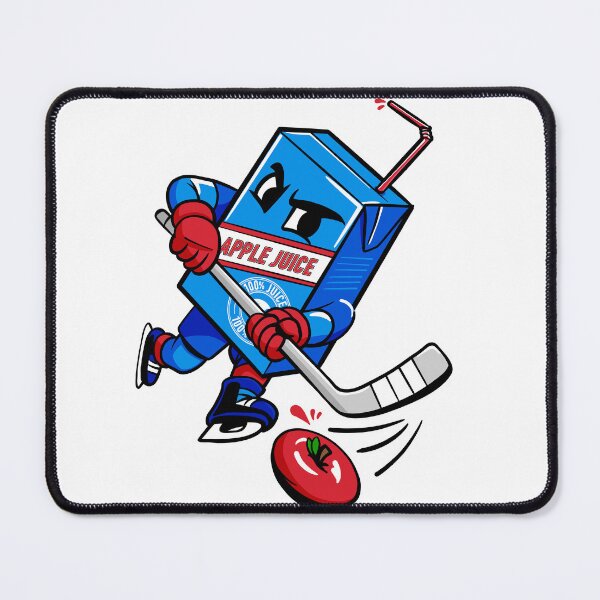 Item preview, Apple Juice Hockey Mascot – Bold Cartoon Hockey Design designed and sold by CapitalAgenda.
