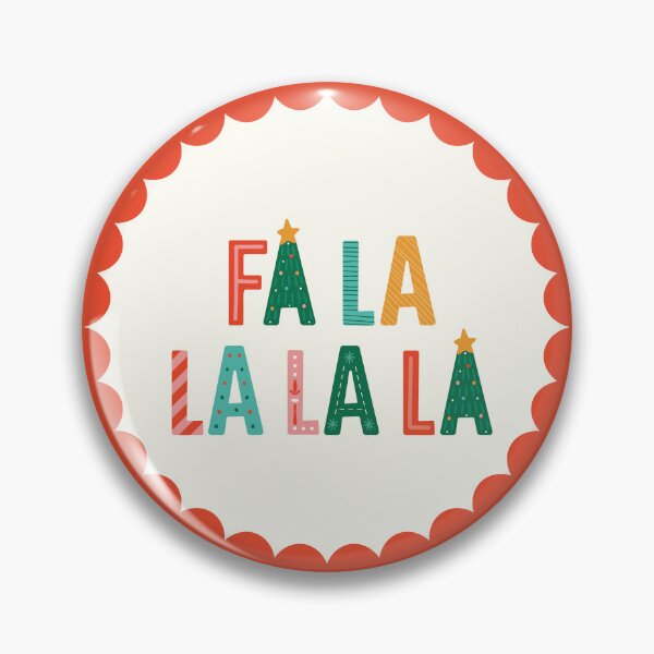 Item preview, Fa La La - Letras divertidas y festivas designed and sold by HotFluff.