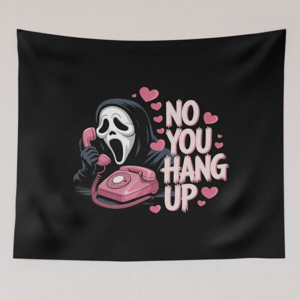 Item preview, No You Hang Up Funny Ghost Calling Horror Halloween Pink  designed and sold by Drmbelsere.