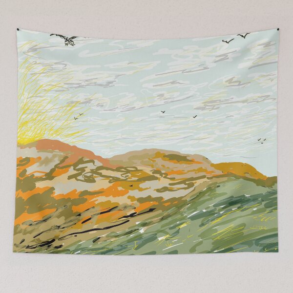 Item preview, Sunrise Over the Hills designed and sold by Nigel-here.