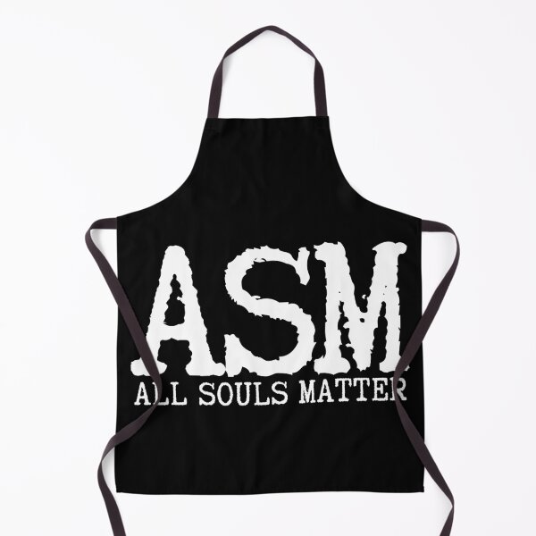 Item preview, ASM All Souls Matter Typewriter Font White Letters designed and sold by GFamilyC.