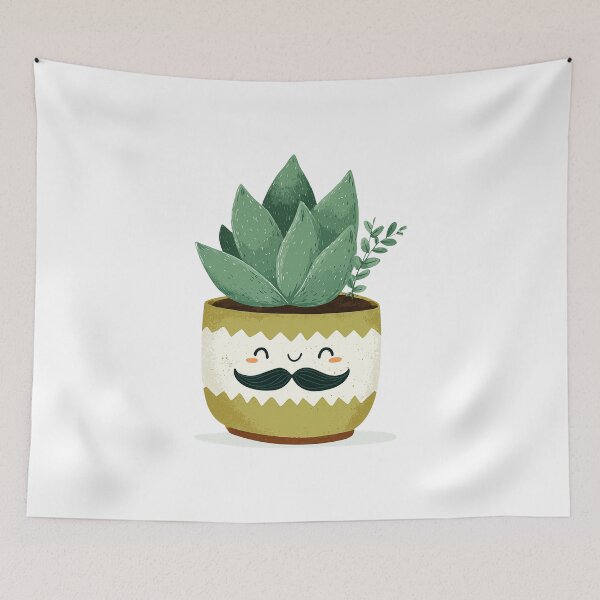 Item preview, Plant Mustache Fun Vibe For Smiling designed and sold by FWLKIT.