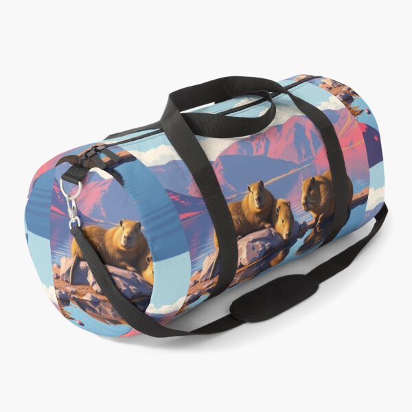 Item preview, Capybaras resting next to a lake designed and sold by BaZaar from TakE a LooK.