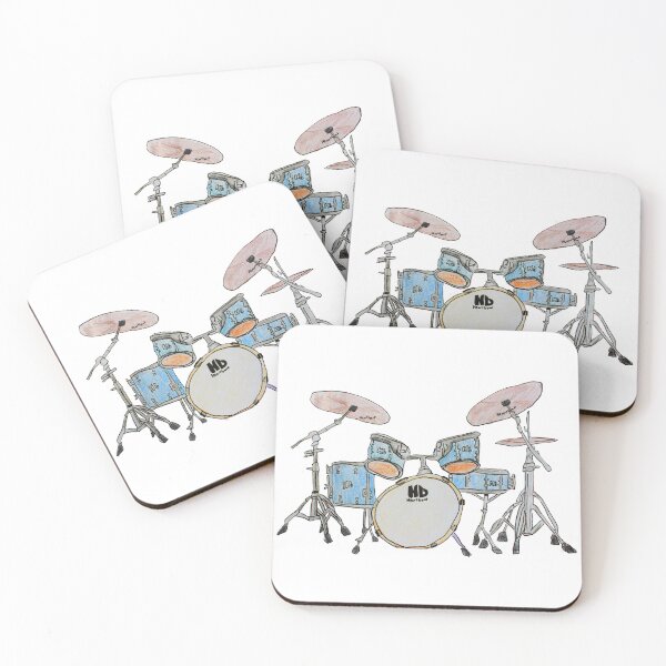 Item preview, Hand Drawn Drumset designed and sold by Lena Draws.