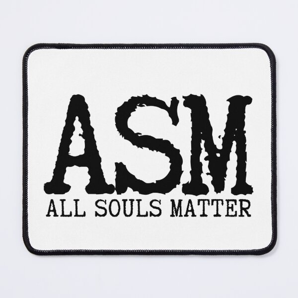 Item preview, ASM All Souls Matter Typewriter Font Black Letters designed and sold by GFamilyC.