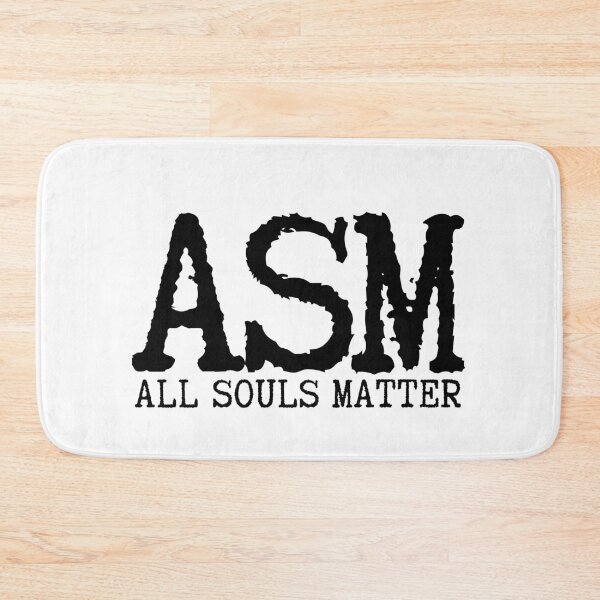 Item preview, ASM All Souls Matter Typewriter Font Black Letters designed and sold by GFamilyC.