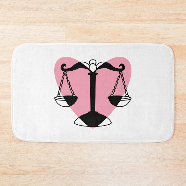 Item preview, Scales of Justice Heart – Pink Legal Balance Sticker | Feminine Law Aesthetic designed and sold by MagicMe-JD.