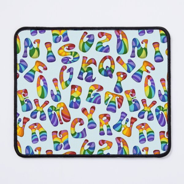 Item preview, Puffy Rainbow ABCs designed and sold by Unhinged Heather.