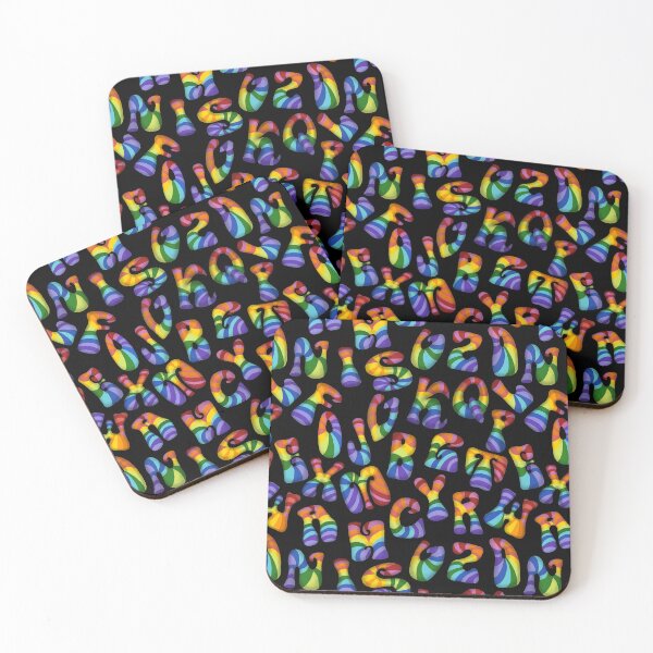 Item preview, Puffy Rainbow ABCs designed and sold by Unhinged Heather.