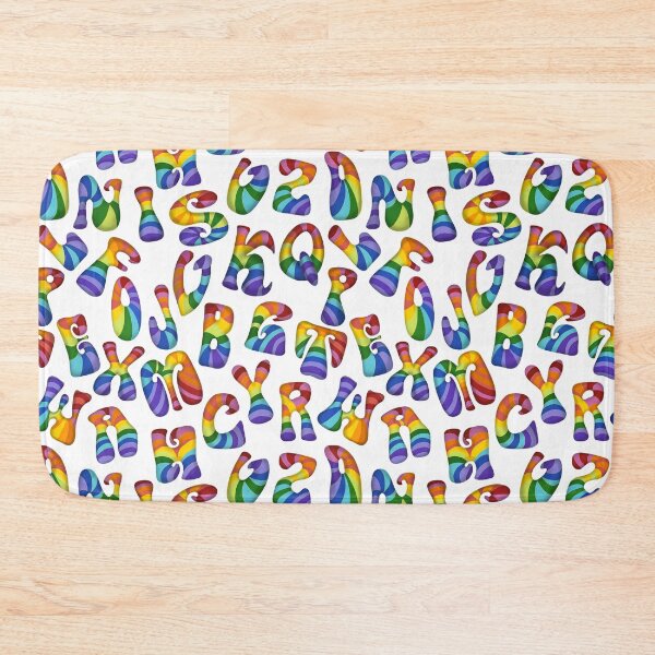 Item preview, Puffy Rainbow ABCs designed and sold by Unhinged Heather.