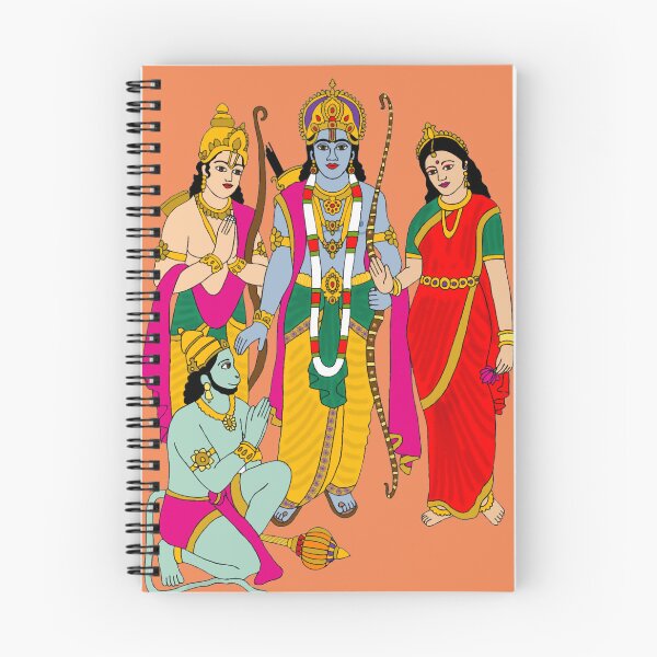Item preview, Lord Rama Darbar Digital Artwork | Divine Court of Ayodhya | Hindu Spiritual Wall Decor designed and sold by Harshit_Digital_Arts.